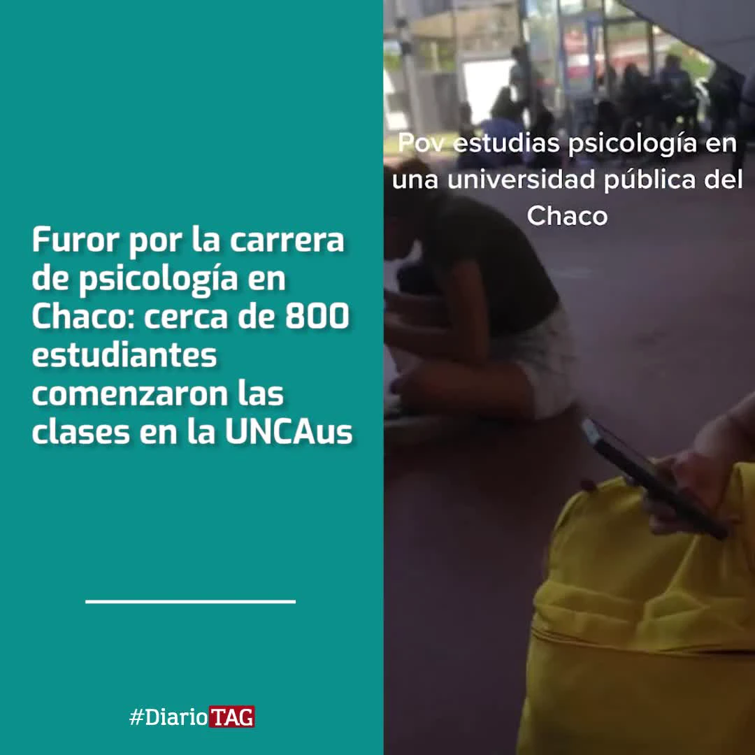 Furor por la carrera de psicolog a en Chaco cerca de 800