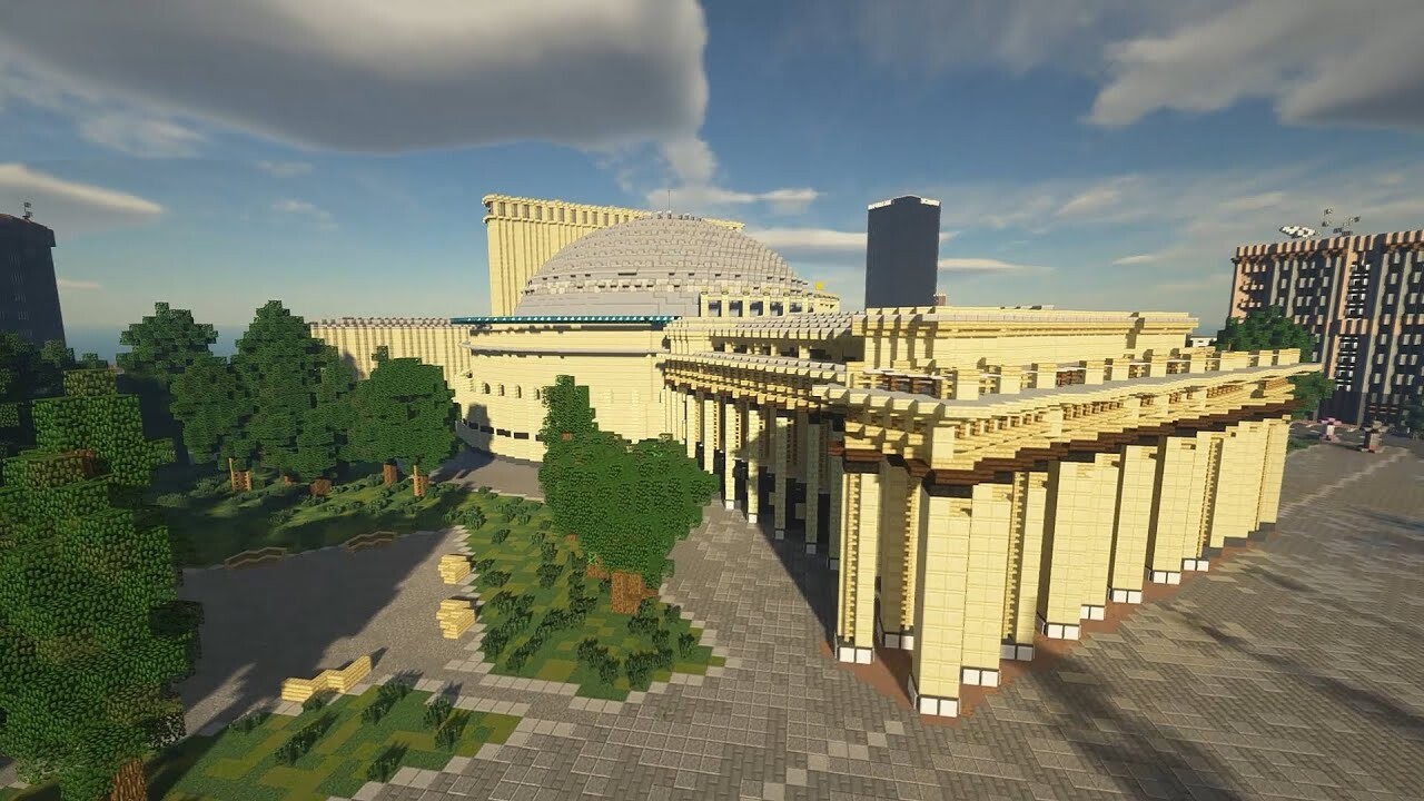 Команда геймеров со всего мира построила центр Новосибирска в игре Minecraft,  Новосибирск, 30 июля 2021 г. - 30 июля 2021 - НГС.ру