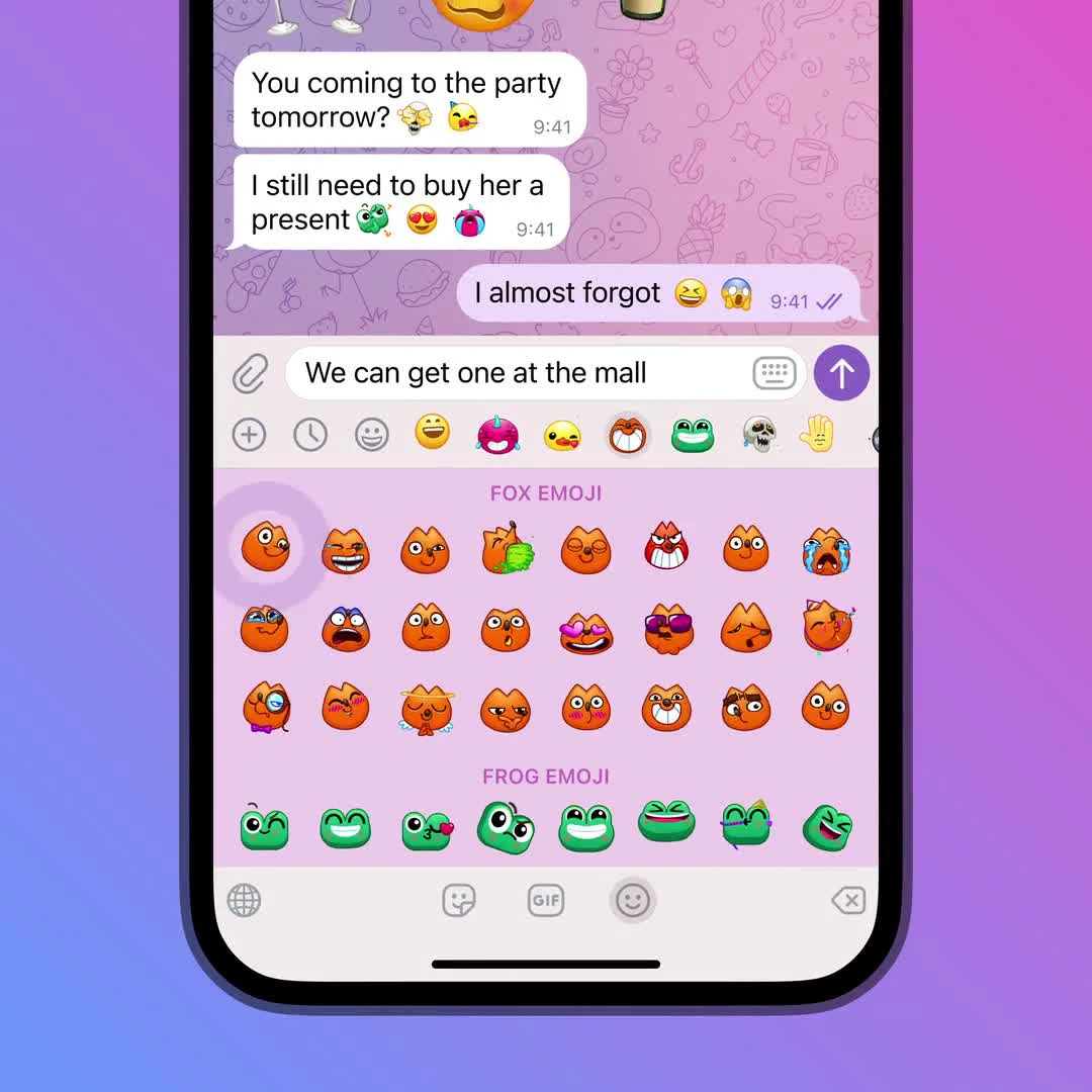 Telegram позволил дарить подписку, создавать свои эмодзи и блокировать  голосовые сообщения