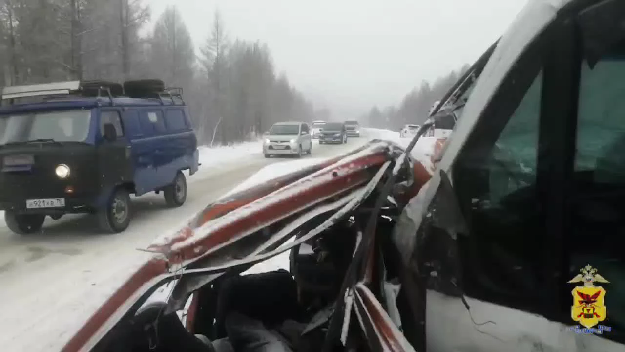 Смертельное тройное ДТП произошло на трассе Чита — Хабаровск в Забайкалье -  28 декабря 2023 - ЧИТА.ру