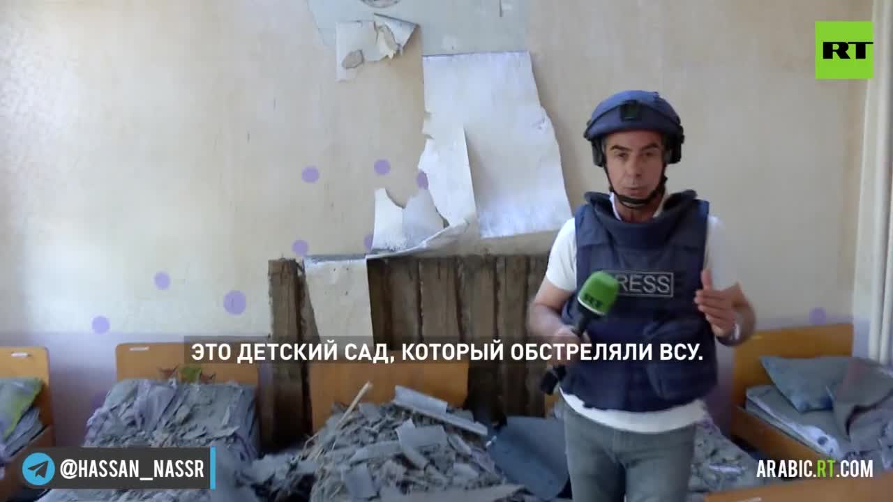 «Нас спасло, что были открыты окна и двери»: детский сад в Горловке попал  под ракетный удар ВСУ — РТ на русском