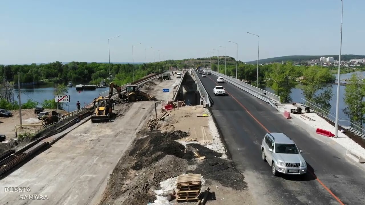 Старый мост через реку Сок закрыли для движения транспорта 25 мая 2021 - 25  мая 2021 - 63.ру