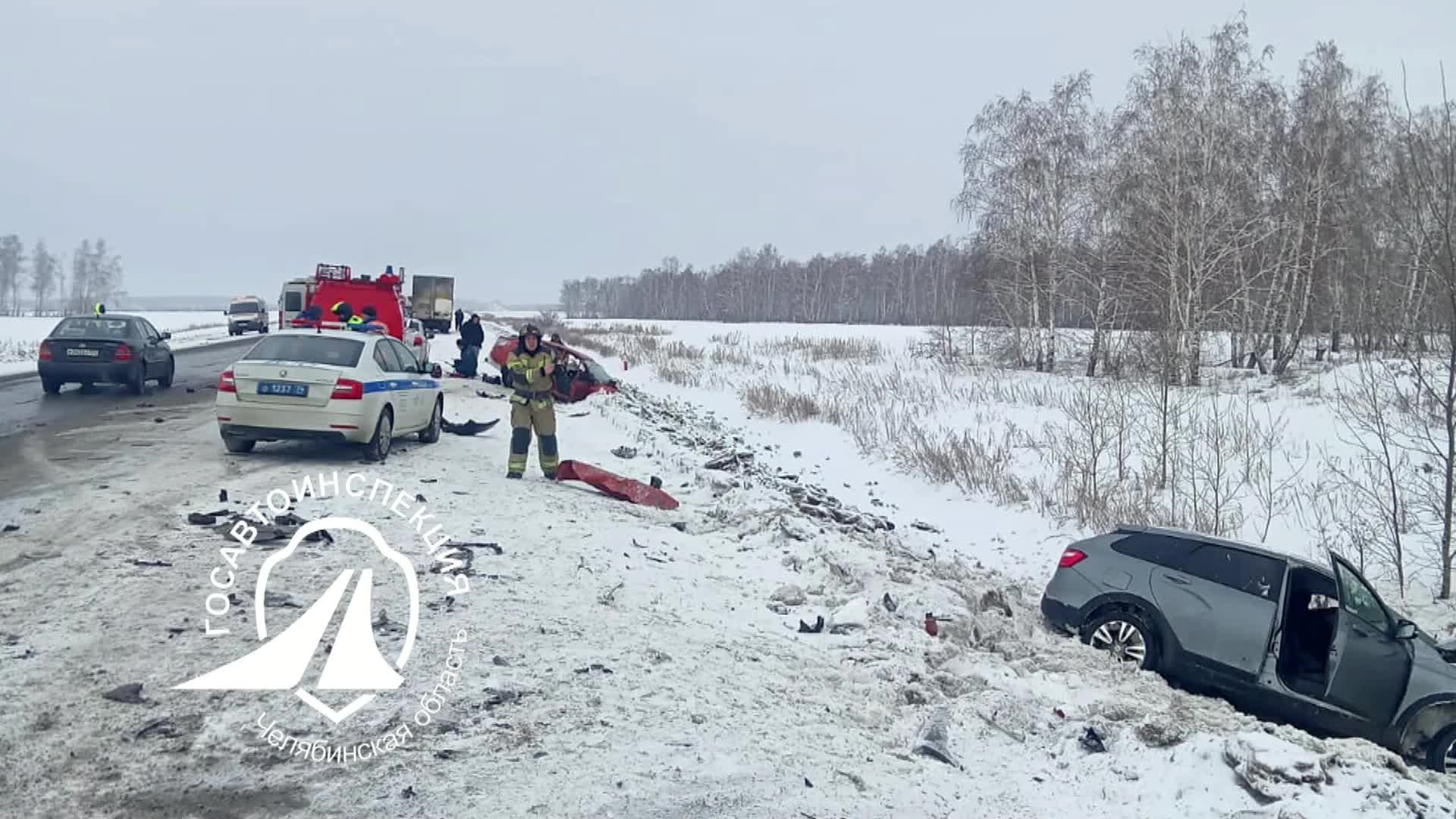 В ДТП погибли два человека и пострадали еще пять в Увельском районе  Челябинской области, 27 января 2023 г - 27 января 2023 - 74.ру