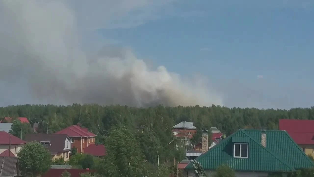 Что горит в Тюмени на Широтной, около ТЭЦ-2, на объездной 17 июня 2021 - 17  июня 2021 - 72.ру