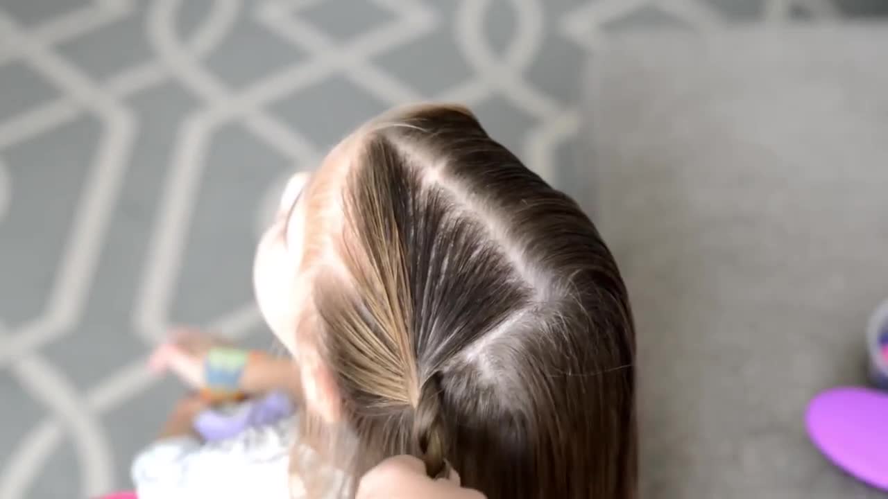 Прическа бант из волос пошаговая