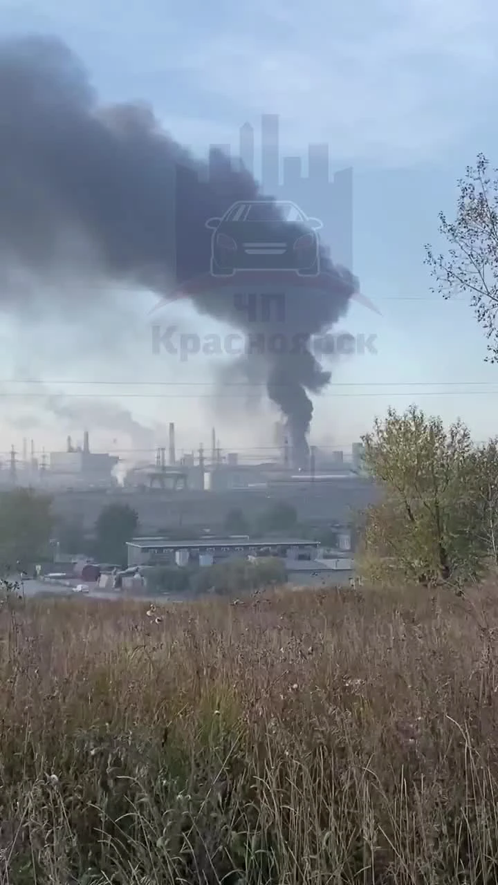 На алюминиевом заводе РУСАЛа в Красноярске начался пожар, загорелся  трансформатор - 4 октября 2023 - НГС24.ру