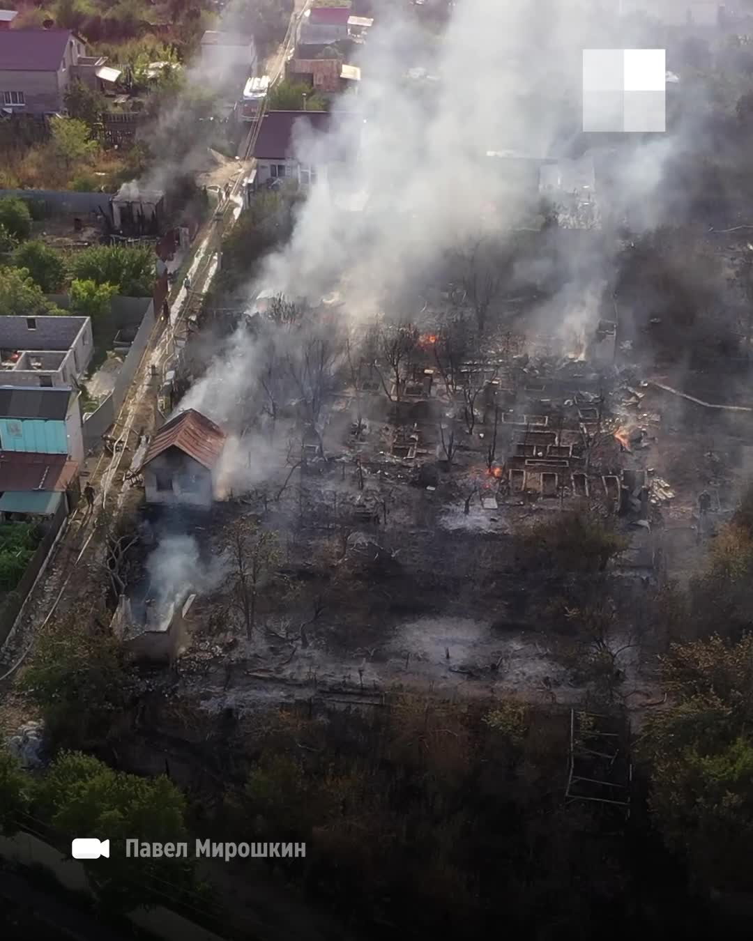 В Волгограде сгорело несколько участков в СНТ «Металлург». Смотрим  последствия пожара - 11 августа 2021 - V1.ру