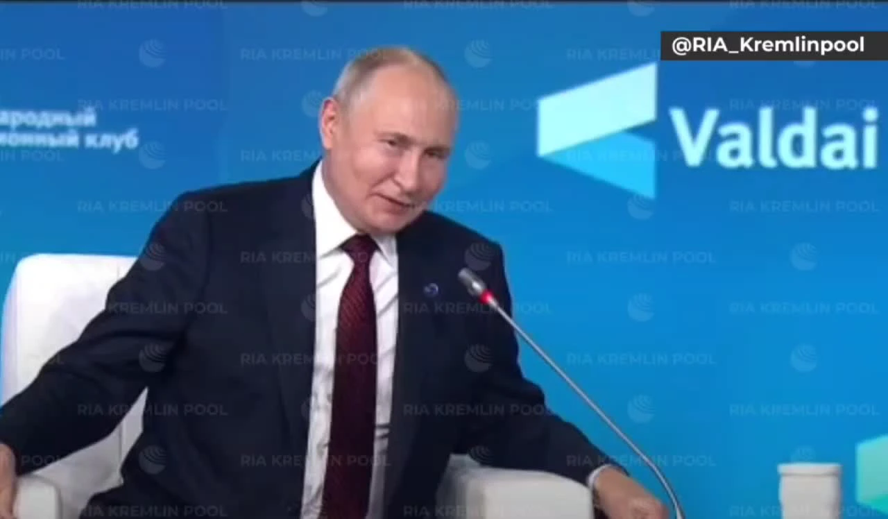 О чем говорил Владимир Путин на «Валдае» в 2023 году: НАТО, самолет  Пригожина, спецоперация на Украине - 5 октября 2023 - Фонтанка.Ру