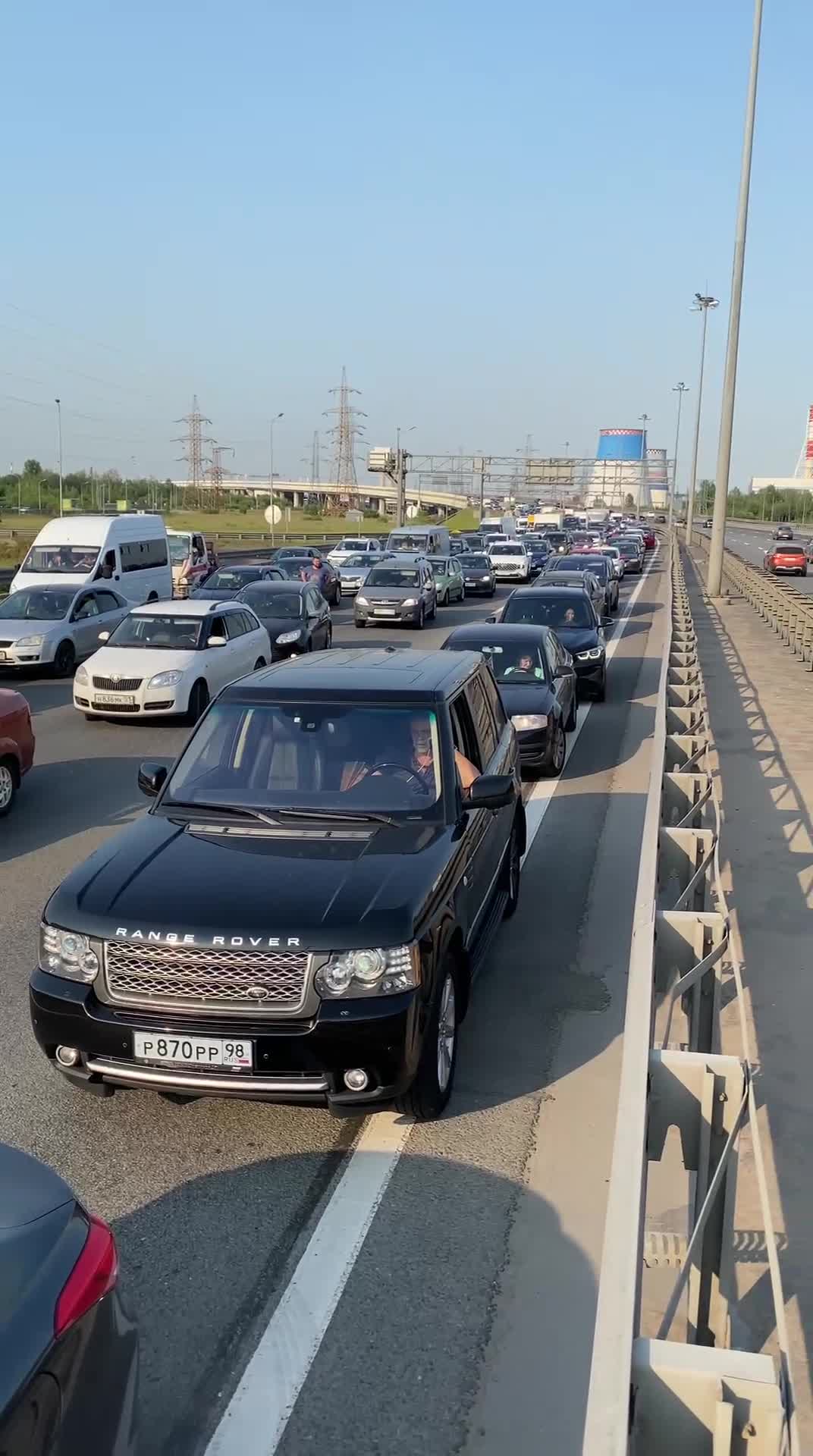 КАД стоит от Софийской к Московскому шоссе, и плохо не только там - 14 июня  2023 - ФОНТАНКА.ру