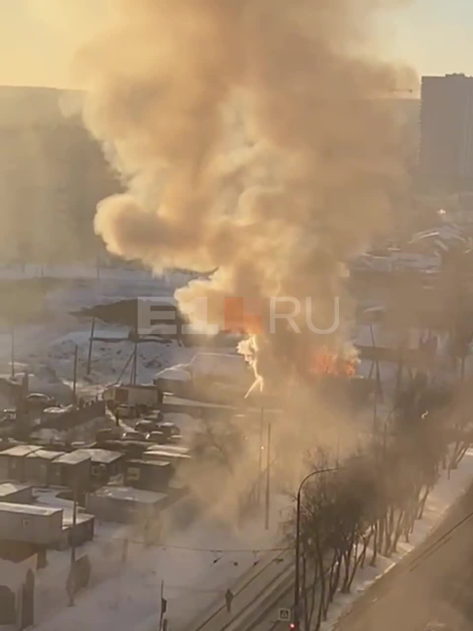 Пожар на визе сейчас екатеринбург