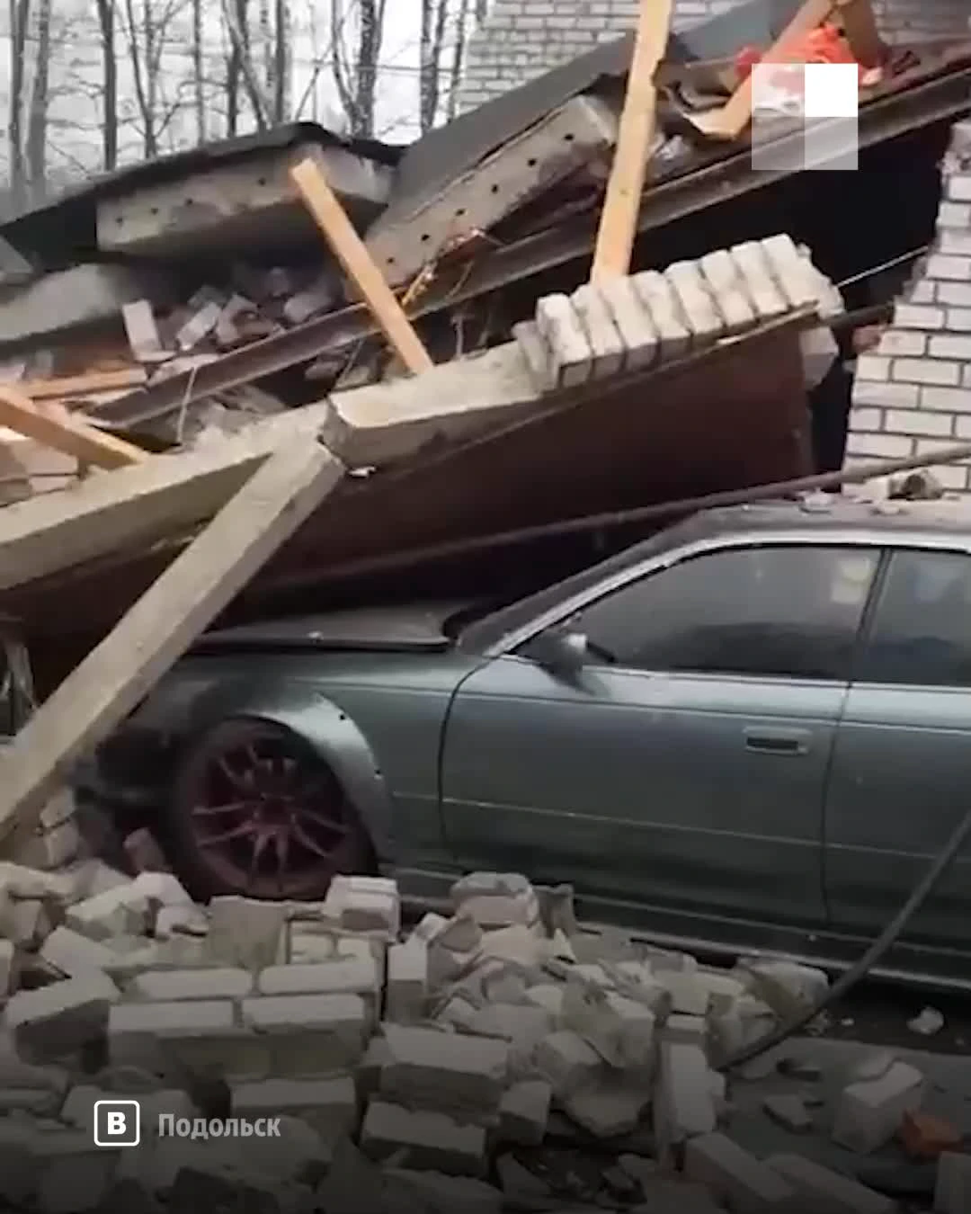 Взрыв газового баллона в Подольске разнес три гаража. Два человека  пострадали 13 апреля 2022, видео взрыва газа в гаражах в Подольске - 13  апреля 2022 - МСК1.ру