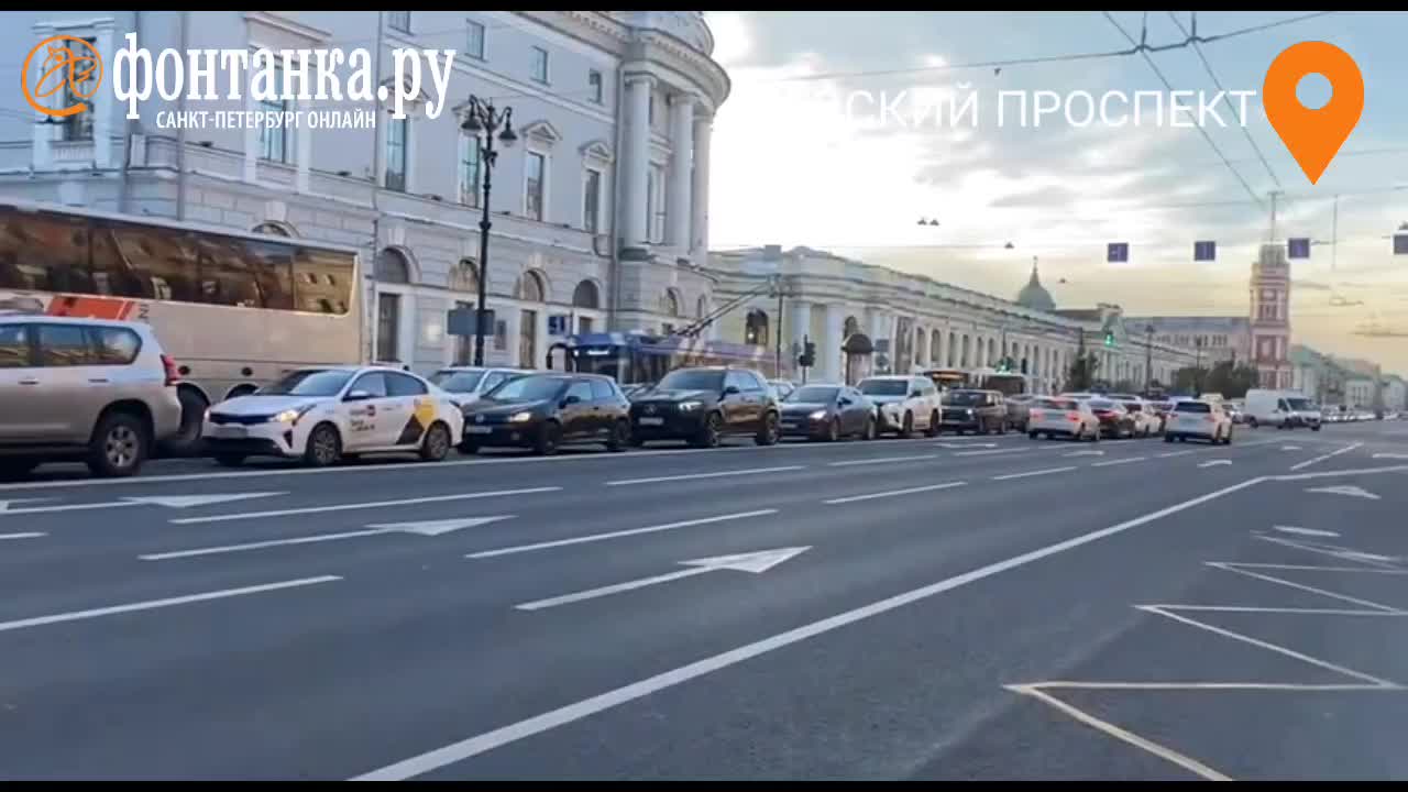 Пробки в Петербурге на КАД, Невском, Литейном, Владимирском, Лиговском,  Восстания, Жуковского, Некрасова - 21 октября 2023 - ФОНТАНКА.ру