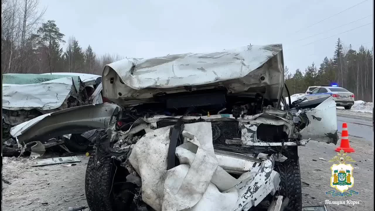 Легковушки жестко схлестнулись на трассе Сургут — Лянтор, три человека  погибли - 23 декабря 2023 - 86.ру