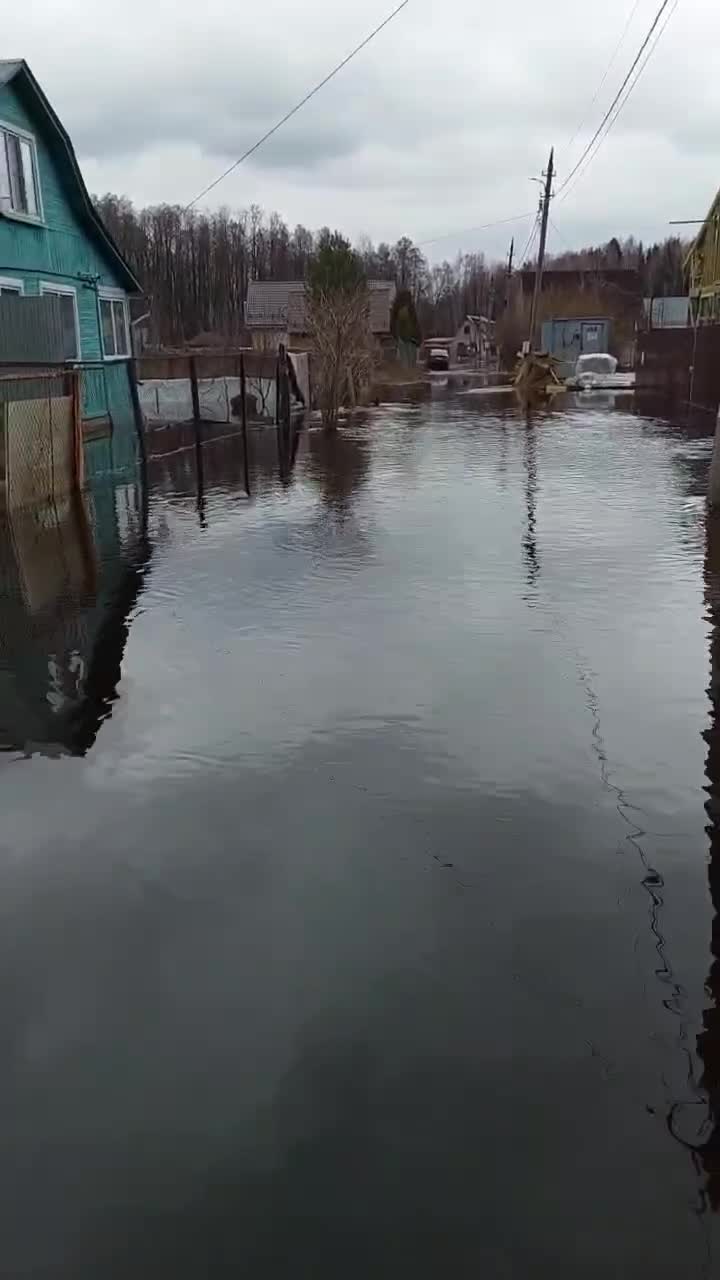 Подмосковье затопило во время паводков, под водой оказались дороги,  автомобили и дома, жители пересаживаются на лодки, какие поселки затопило -  4 апреля 2024 - МСК1.ру