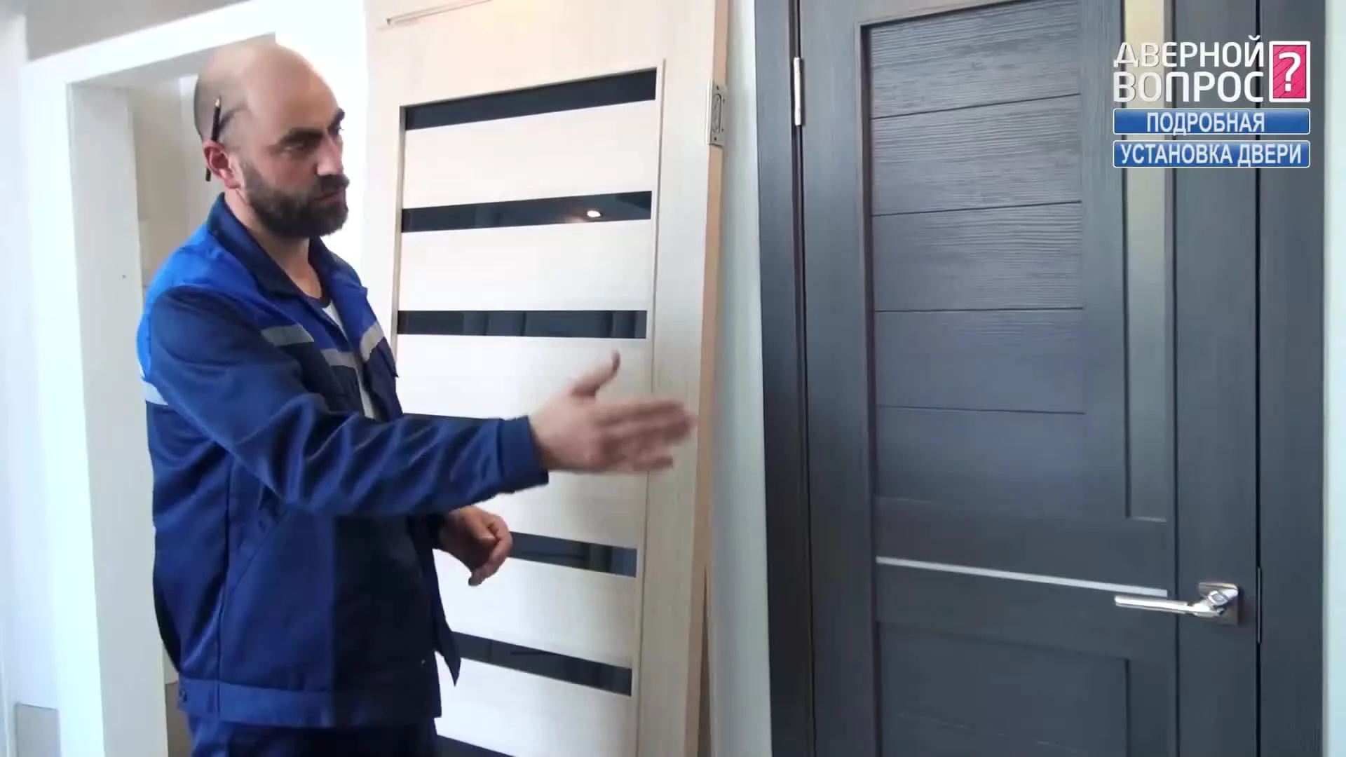Установка межкомнатных дверей своими руками - пошаговая инструкция с видео