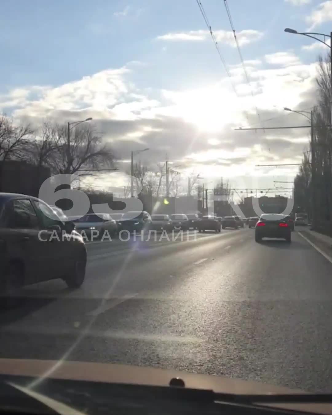 Причины пробки на Московском шоссе в настоящий момент