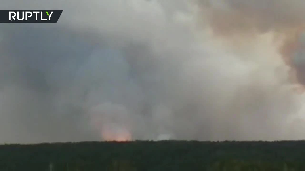 Воспламенение и взрыв: на военном складе под Ачинском вновь сдетонировал  снаряд — РТ на русском